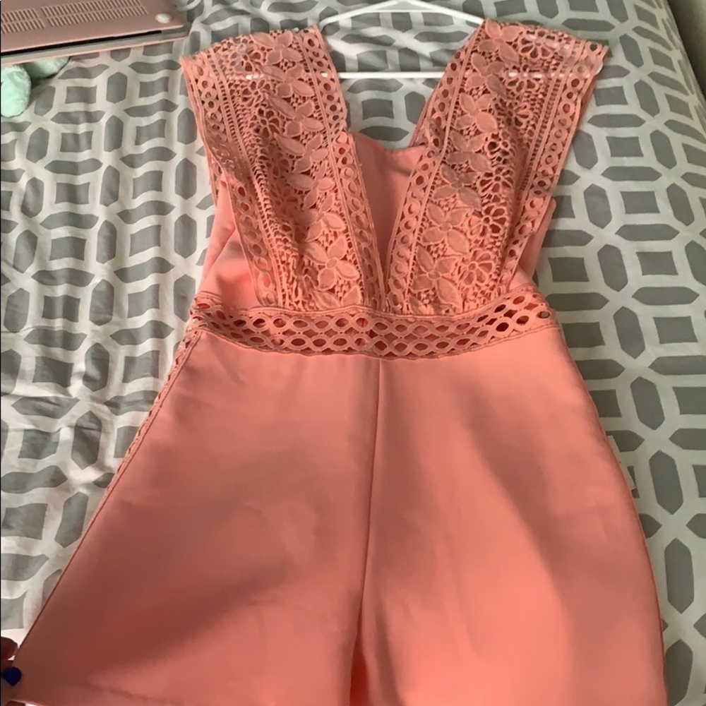 Romper-Coral Crochet